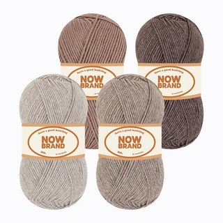 나우브랜드 고급 클래식울 100g 겨울 의류 털실 뜨개실, 645 머스타드, 1개