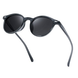 FEISEDY UV400 자외선 차단 선글라스 편광 초경량 21g 라운드 남녀공용 B1327