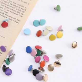 5개) 1cm 컬러 리벳 19color C0, 실버, 5개