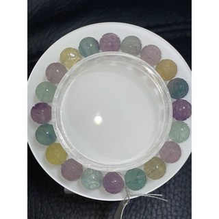 珍愛水晶坊 螢石水晶擺件，天然原礦，色彩繽紛，淨化磁場，提升空間能量，居家裝飾擺飾