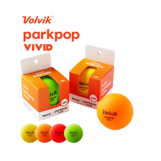 볼빅 파크팝 파크골프공 국산 3피스 무광 파크볼, 볼빅 빨강(레드), 1개, 1개입