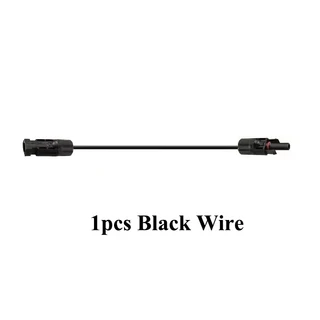 3.2ft 4/6mm2 검정색/빨간색 태양광 확장 DC 케이블 12/10AWG 패널 시스템에 사용되는 PV 커넥터가 있는 와, 02 10 AWG, 02 1pair Red and Black, 04 1m-3.28ft