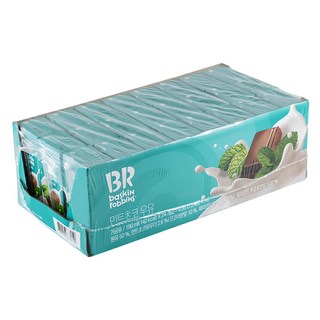 baskiN robbiNs 保久乳 薄荷巧克力口味, 190ml, 24入