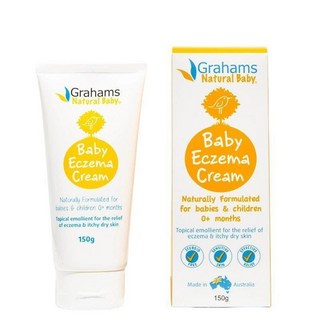 호주 그레이엄 내추럴 베이비 Grahams Natural Baby Eczema Cream 어린이 엑지마 크림, 150g, 4개