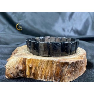 ₍мσσи_нασ ᙏ̤̫͚ 原礦金運石手排 17手圍 長1.4寬1cm, 1個