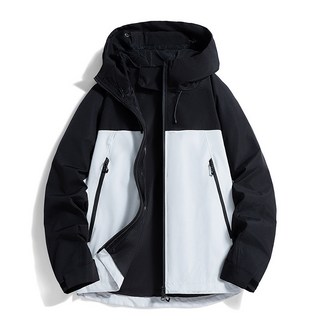 連帽防風防水衝鋒衣 戶外休閒運動夾克