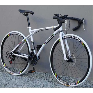 로드 바이크 레이싱 가변 속도 라이브 플라잉 벤드 초고속 레이싱 초경량 솔리드 타이어 데드 플라이 성인 남녀 자전거, 40 - 검정 및 빨강, 1개