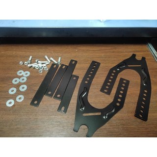 用兵造車 檔車改裝後土除支架套件 提升騎乘舒適度與保護 簡易安裝, 1個