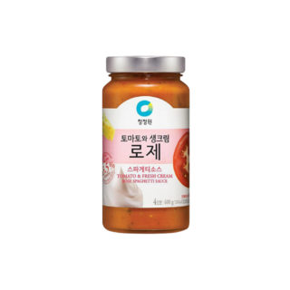청정원 로제 스파게티소스 600g, 4개