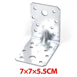 헤비 듀티 L형 레이어 보드 고정 커넥터 브래킷 L자형 코너 브래킷 다중 홀 앵글 선반 조인트 패스너 브래, 02 1PC, 01 7cm