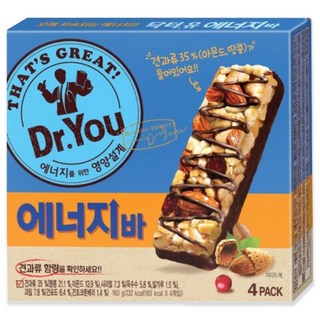 오리온 닥터유 에너지바 40g 4개입 4팩, 4개