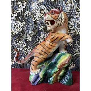 京綸 5寸6 上山虎 虎爺 江西樟 生風 虎爺公 虎爺將軍 虎爺神像, 1個