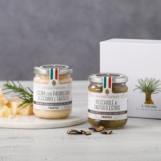 쇼핑백포함 사비니 트러플 2종 선물세트 개복숭아 송로오일절임 트러플치즈, 1개