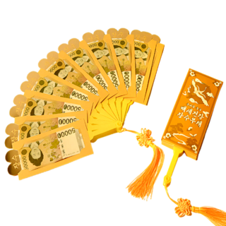 맘초이스 돈부채 용돈부채 어버이날 칠순 팔순 생신 기념일 선물 이벤트 용돈부채 10p, 단일