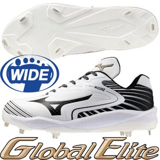 미즈노 야구화 징스파이크 글로벌엘리트 화이트블랙 254090