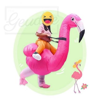그대여 할로윈 의상-플라밍고 풍선옷 L사이즈 바람인형