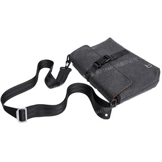 郵差包 單肩斜跨包 雙面可用 潮男韓版時尚雙面包 大容量學生側背包, 灰黑, 灰黑