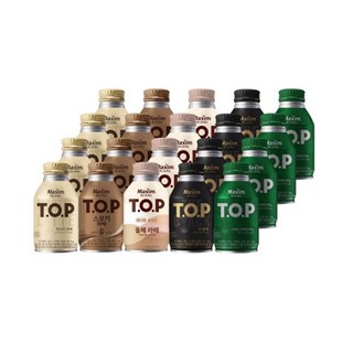 티오피 캔커피음료 5종 4개씩 혼합세트(더블랙 + 스위트아메리카노 + 마스터라떼 + 돌체라떼 + 스모키라떼), 275ml, 20개