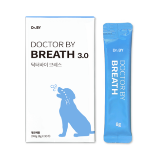 닥터바이 브레스 강아지 기관지 영양제 호흡기 켁켁거림 기침 보조제, 호흡기/기관지, 1세트, 30회분