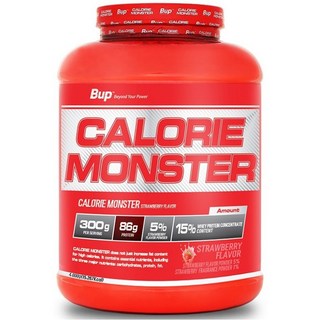 BUP 칼로리몬스터 딸기맛 헬스보충제 단백질보충제 체중증가 게이너, 2개, 4kg