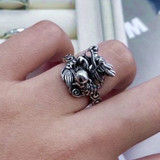 霸氣龍造型戒指，個性潮流飾品，權力尊榮象徵，時尚百搭戒指