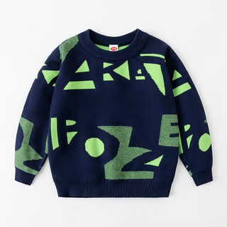 男童針織毛衣 2025秋冬季兒童時尚套頭保暖毛線衫上衣