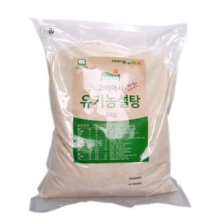 고이아사 브라질산 유기농 설탕, 5kg, 1개