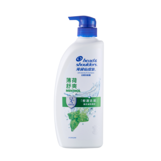 head&shoulders.海倫仙度絲 薄荷舒爽去屑洗髮乳，深層清潔控油，油性頭皮適用, 680g, 1件