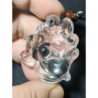 《晶棋》白水晶九尾狐項鍊 吊墜