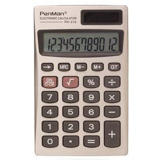 호사문구 [펜맨] 슬림형 계산기 PH-210 1087463, 단품