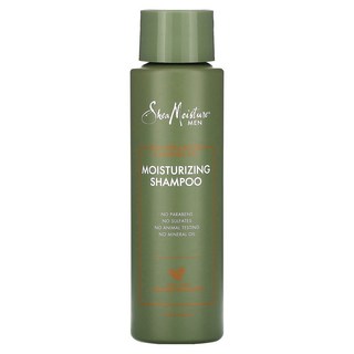 SheaMoisture 남성용 보습 샴푸 무가공 시어버터 및 마푸라 오일 444ml(15.8oz), SheaMoisture남성용보습샴푸무가공시어버터및마푸라, 1개, 444ml