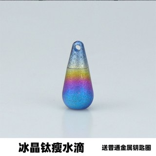 鈦冰晶鈦冰花吊墜鑰匙扣配飾 多功能EDC項墜 防水藥盒 鈦合金項鍊 男女通用