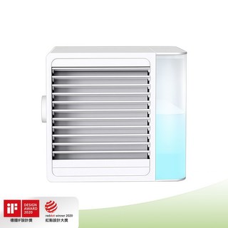 hysure 兩用USB迷你冷風扇 800ML水箱 3秒降溫 110°風向調整 靜音運轉, 單機