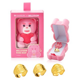 삼성금거래소 순금 아기 돌반지 1g 1.875g 3.75g + 벨리곰케이스 포장 첫돌 선물 순도 99.9