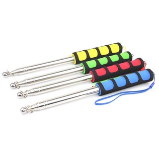 不鏽鋼伸縮旗桿 - 導遊/領隊旗桿 驗屋鎚/空鼓錘 鯉魚旗桿, 黑黃, 1個