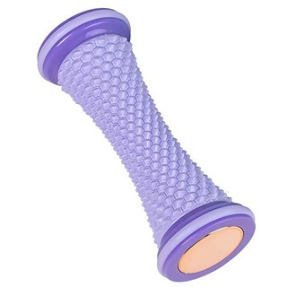 瑜珈按摩滾輪，深層筋膜放鬆，肌肉舒緩按摩滾輪, 迷霧紫, 1個