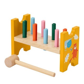 이케아 장난감 망치놀이 UPPSTA 웁스토 MULA 물라 나무 장난감 공구놀이 나무망치, 본상품선택, 1개