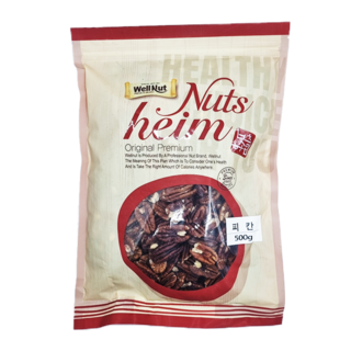 웰넛 너츠하임 피칸 / 영양간식 / 슈퍼푸드, 500g, 1개
