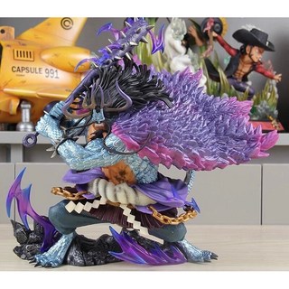 航海王 GK 海賊王 霸海凱多 凱多 大媽 場景 手辦 模型 擺件 公仔 生日禮物 交換禮物 LX, 1個, 彩盒裝