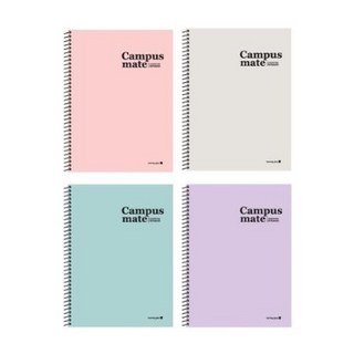 모닝글로리 2000 캠퍼스메이트 연습장 좌철 무선 스프링노트 4권세트, 랜덤발송, 4개