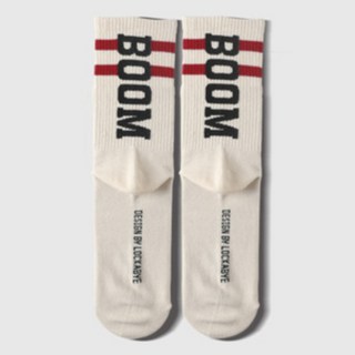 BOOM 中筒襪 運動襪 情侶襪 彈性襪