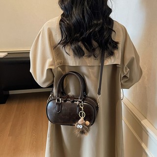 高級感手提小拎包女式秋冬新款小衆復古單肩包時尚通勤斜挎包