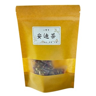 繁花茶館 安迪茶 黃耆枸杞紅棗滋養茶飲 三角立體茶包 無添加 無咖啡因 6g 10入, 1個, 10個裝