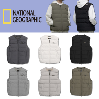 국내매장 정품(백화점) 내셔널지오그래픽 패딩조끼 남성 경량구스다운 베스트 캠핑 여행