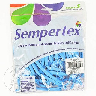 경성 요술풍선 260 파스텔매트 블루 50p 꽈배기풍선 아트풍선