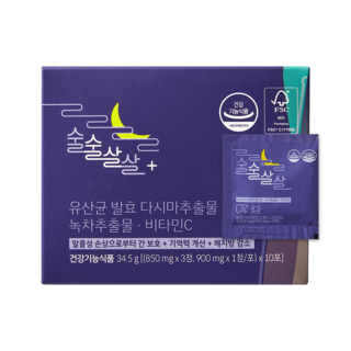 술술살살+ 술살 방지 다이어트 보조제, 40정, 1박스