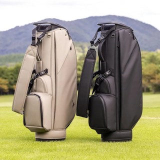 MIZUNO GOLF 高質感合成皮革高爾夫球袋 共兩色 5LGC-2522, 黑色