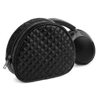 Geekria 헤드폰 파우치 케이블 보관 기능이 있는 교체용 보호 여행용 운반 가방 QC Ultra II WH-1000XM6 Tour One M3 및 More 헤드셋과 호환, 검은색, 1개, EJB238-08