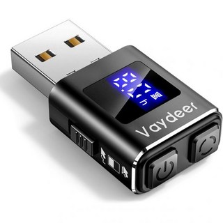 블루투스 마우스 무선 베이디어 메탈 미니 지글러 타이머가 장착된 T5s 무버 LED 카운트다운 감지 불가 사무실 원격 근무 온라인 회용 3버튼 제어 생산성 셰이커 위글러 (블랙, Black