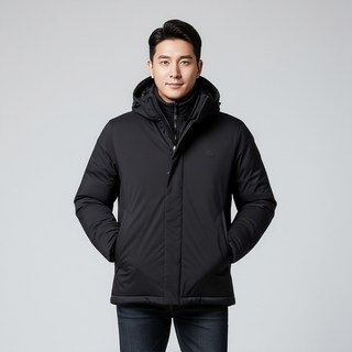 블랙야크 겨울 남자 바람막이 아웃도어 구스다운 패딩점퍼